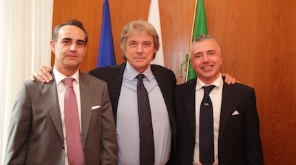 Da sinistra a destra: Stefano Ruvolo, Dino Piacentini e Gerardo Santoli
