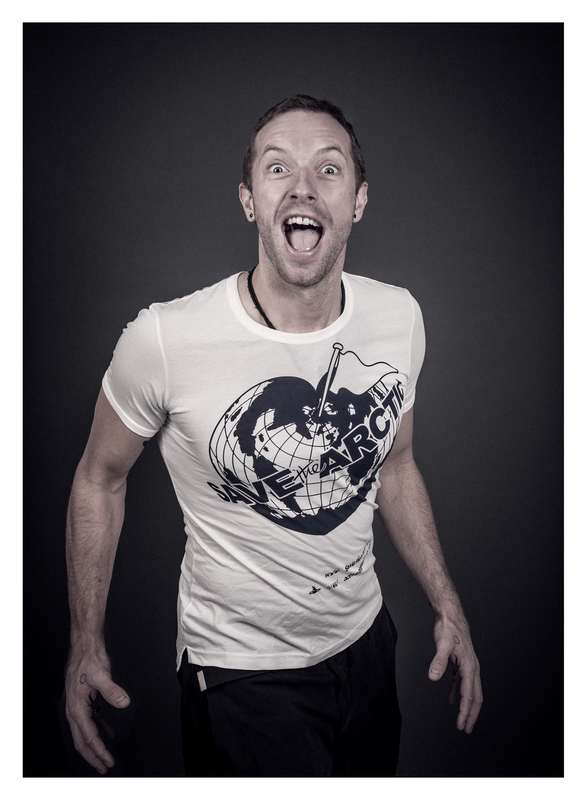 Chris Martin Models ‘Save the Arctic’ T-Shirt