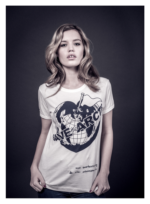 Georgia May Jagger Models ‘Save the Arctic’ T-Shirt