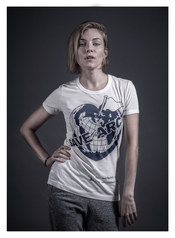 Sienna Miller Models ‘Save the Arctic’ T-Shirt