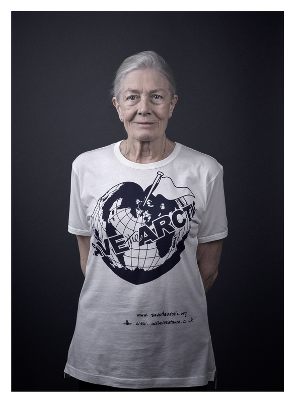 Vanessa Redgrave Models ‘Save the Arctic’ T-Shirt